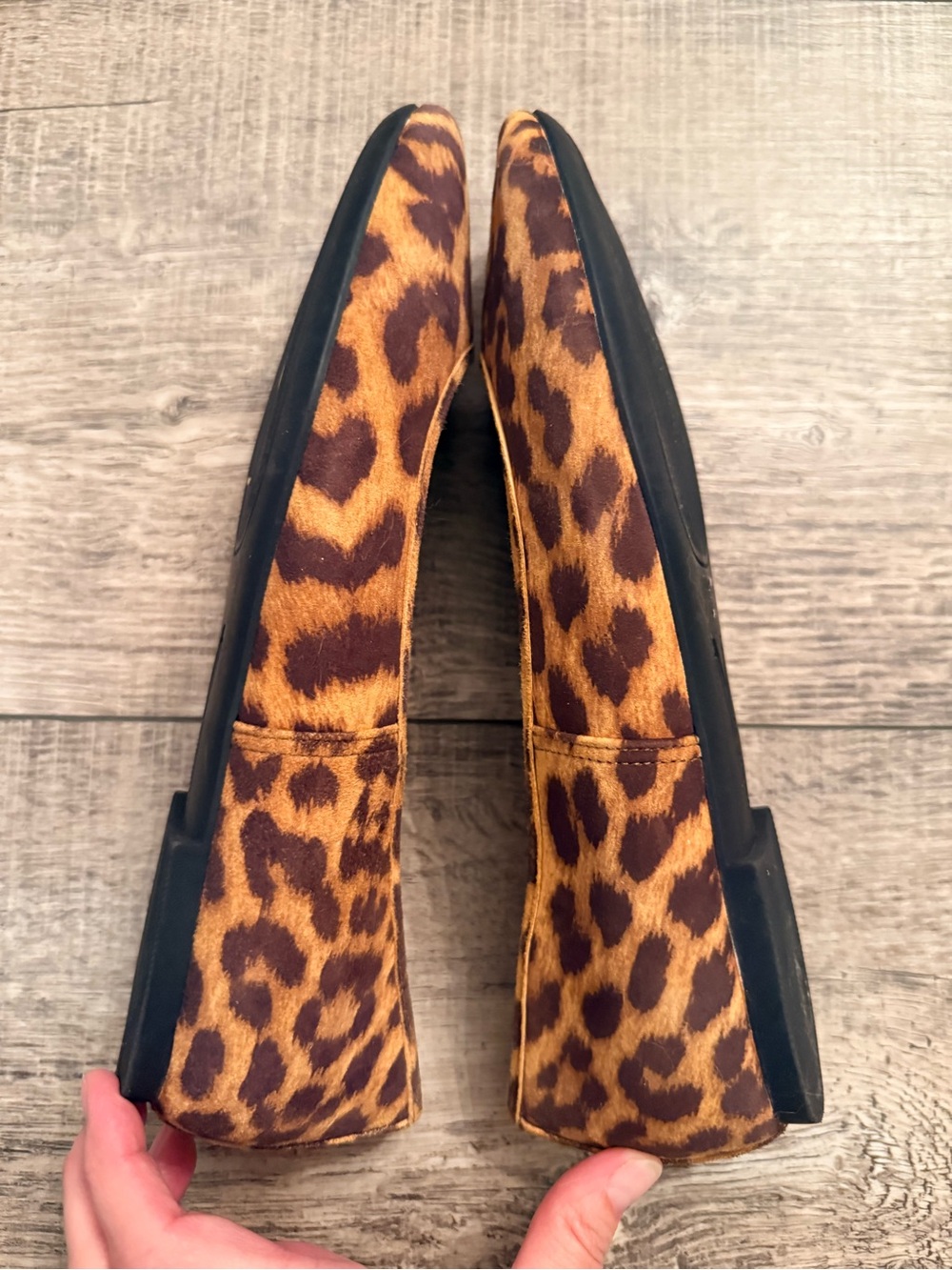NWOB Vionic Orinda Square Toe Leopard Flats Size 7.5 - Picture 5 of 8